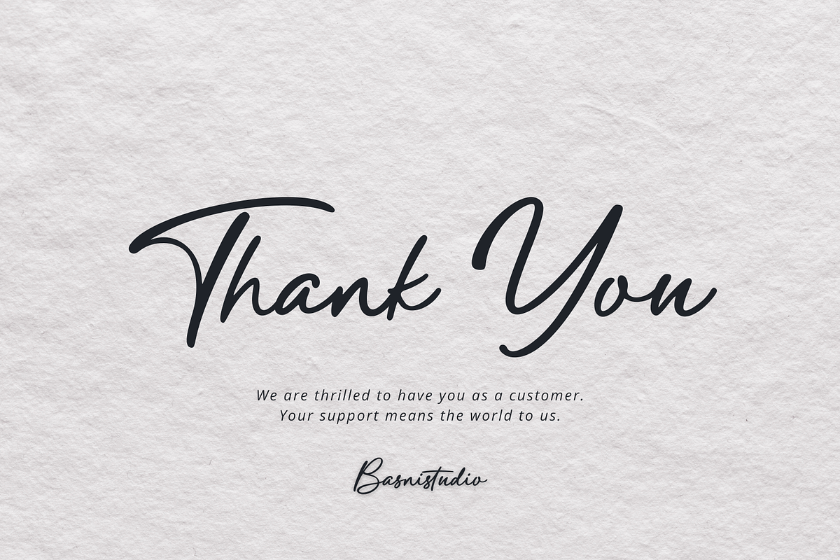 Palloma a Signature Font, a Handwritten Font by Basnistudio (Photo 17 of 17)