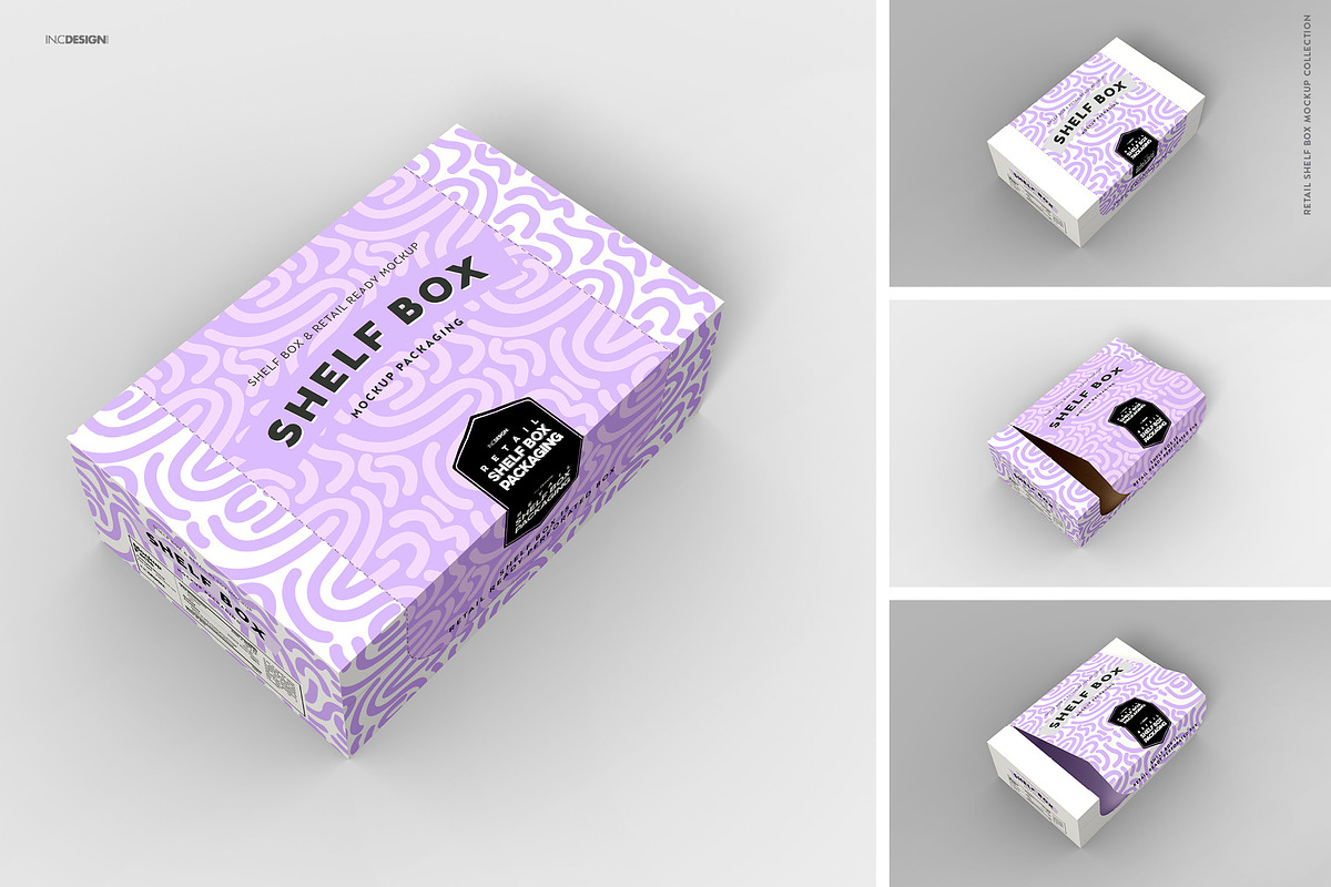 Retail Shelf Box 15 Packaging Mockup, a Packaging Mockup by INCDesign (Photo 4 of 6)