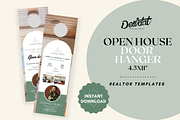 Open House Door Hanger Template, a Graphic by Dewdat Digital Media (Thumbnail 1 of 7)