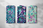 Vibrant Floral Space Pattern, a Pattern Graphic by Velliniki (Thumbnail 3 of 10)