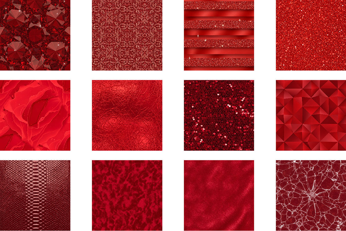 Luxury Red Textures, a Pattern Graphic by Wow Magic