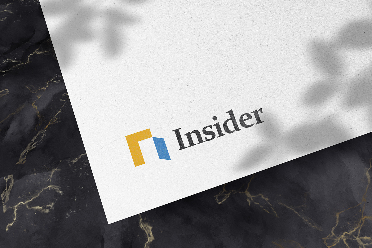 Top View Logo Mockup on Paper, a Product Mockup by artimasa