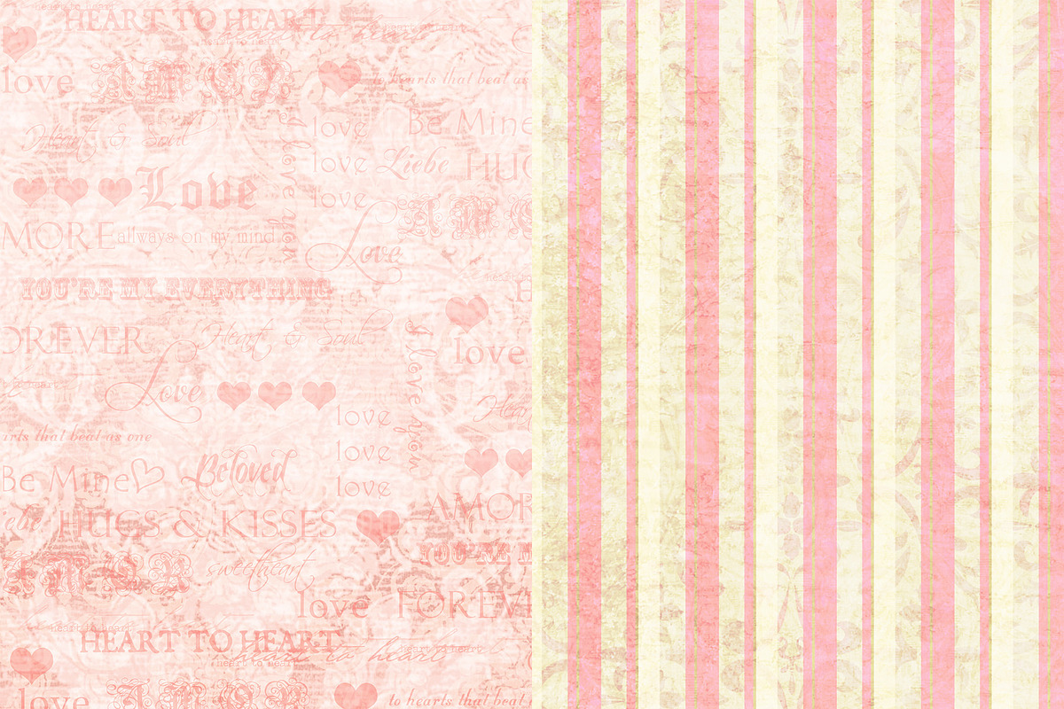 My Romance Digital Paper Pack -14 preview 4