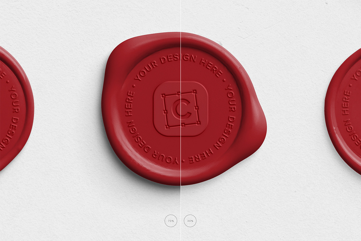 Wax Seals Mockup, a Product Mockup by Custom Scene (Photo 9 of 11)