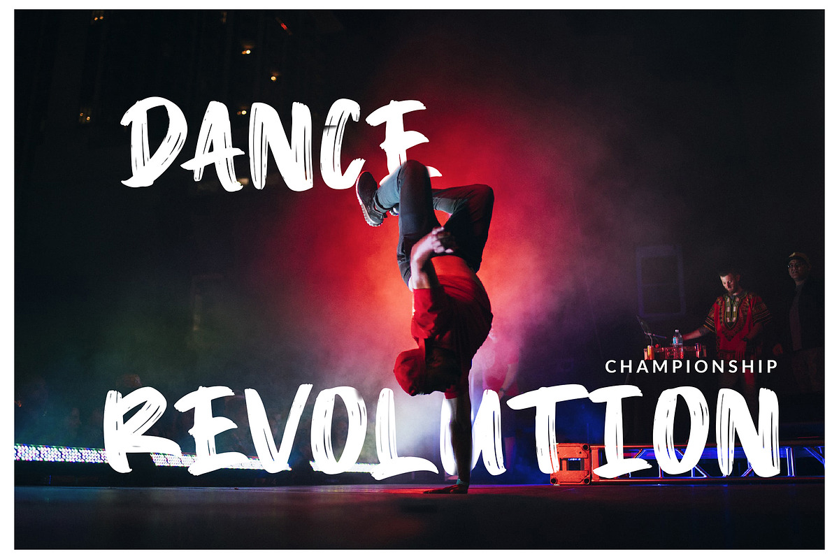 Katro Brush Bold Font, a Sans Serif Font by Giant Design (Photo 8 of 10)