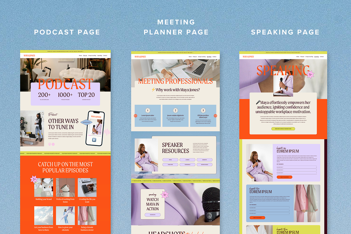 Squarespace Template Coach Website, a Squarespace Template by GoLive Website Templates (Photo 6 of 13)