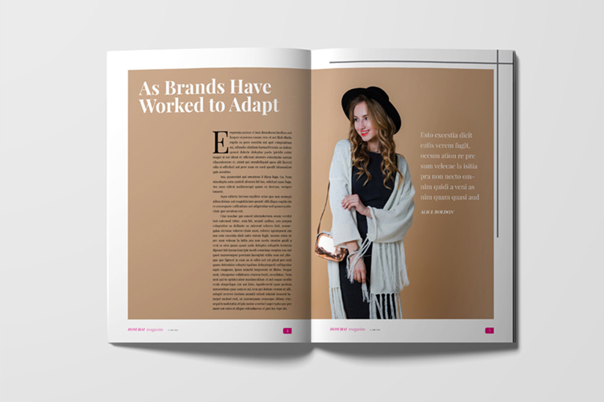 Fashion Magazine Template, a Print Template by Rumoh Grafika (Photo 3 of 13)