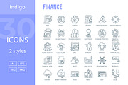 Finance Icons, an Outline Icon by Kalash (Thumbnail 2 of 3)