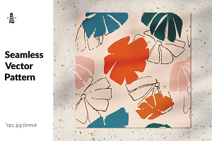 Flowers seamless pattern, a Pattern Graphic by Norse Studio