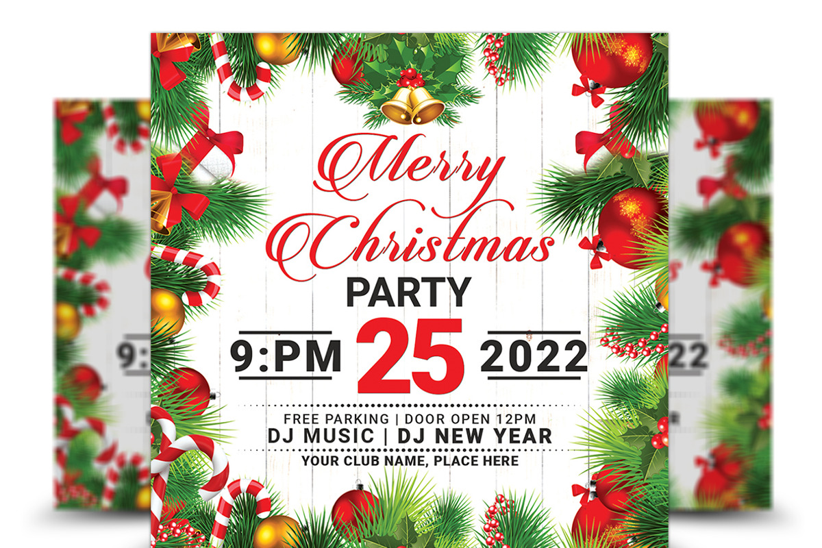 Christmas Flyer, a Flyer Template by AfzaalGraphics (Photo 1 of 2)