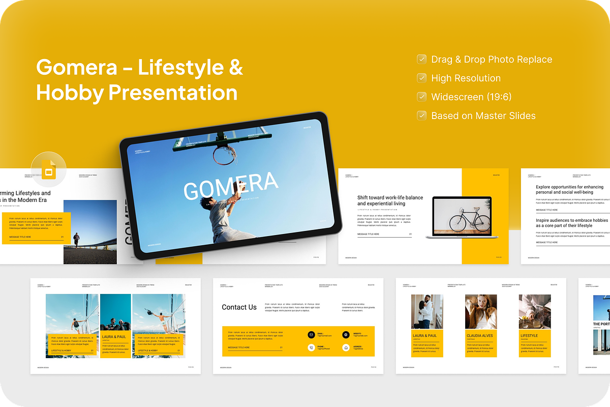 Lifestyle & Hobby Google Slides, a Presentation Template by Annora Studio (Photo 1 of 5)
