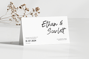 Bulgarent - Brush Script Font, a Script Font by Sronstudio (Thumbnail 7 of 12)