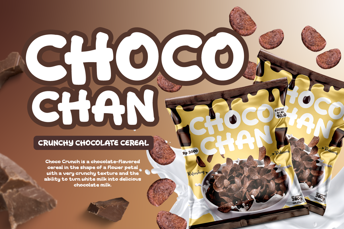 Choiys Cuke - Choco Display Font, a Handwritten Font by trabaskriya (Photo 8 of 10)