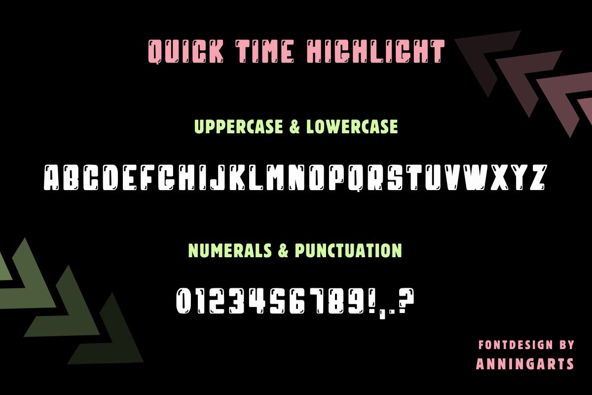 Quick Time - Font Duo, a Sans Serif Font by AnningArts (Photo 8 of 8)