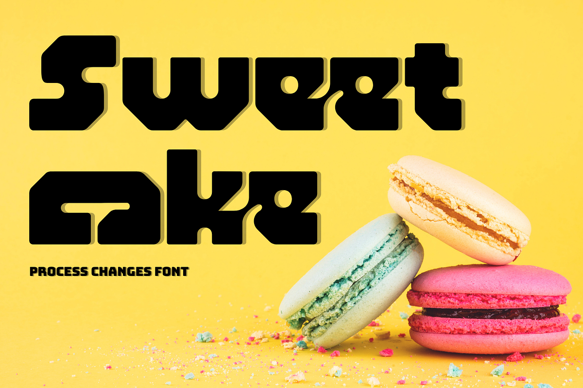 Process Changes - Funky Font, a Sans Serif Font by 177Studio (Photo 5 of 8)
