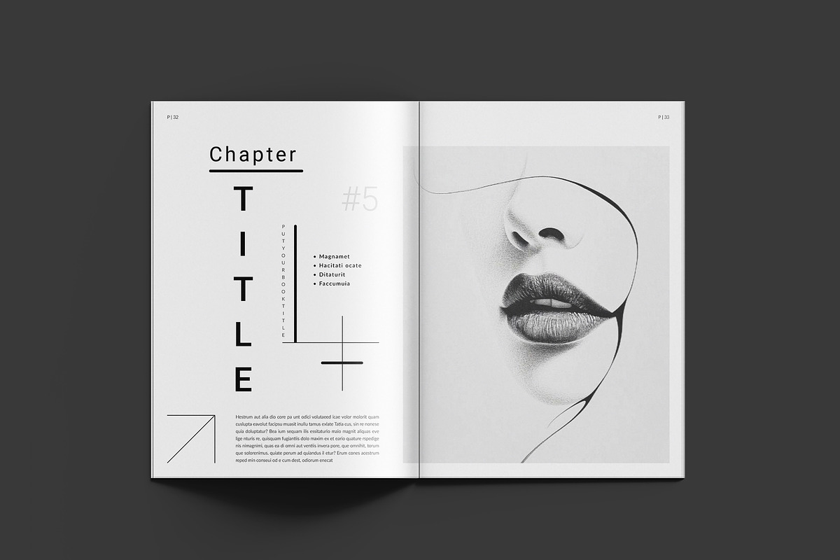 Book Title Layout Design Template, a Brochure Template by StyleArt (Photo 14 of 21)