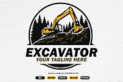 Heavy Equipment Logo Template, a Transportation Illustration by Guavanaboy (Thumbnail 1 of 3)