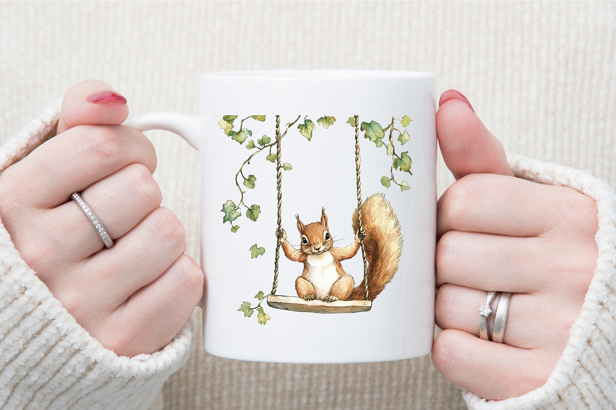 Woodland Summer Animals Clipart, an Illustration by Sublimation Artist (Photo 5 of 6)