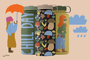 Hello Autumn Vector Set, a Seasonal Illustration by Francesca.Cadei Shop (Thumbnail 6 of 12)