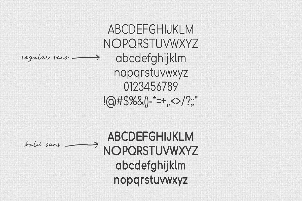 Livvie - Signature & Sans Font Duo preview 6