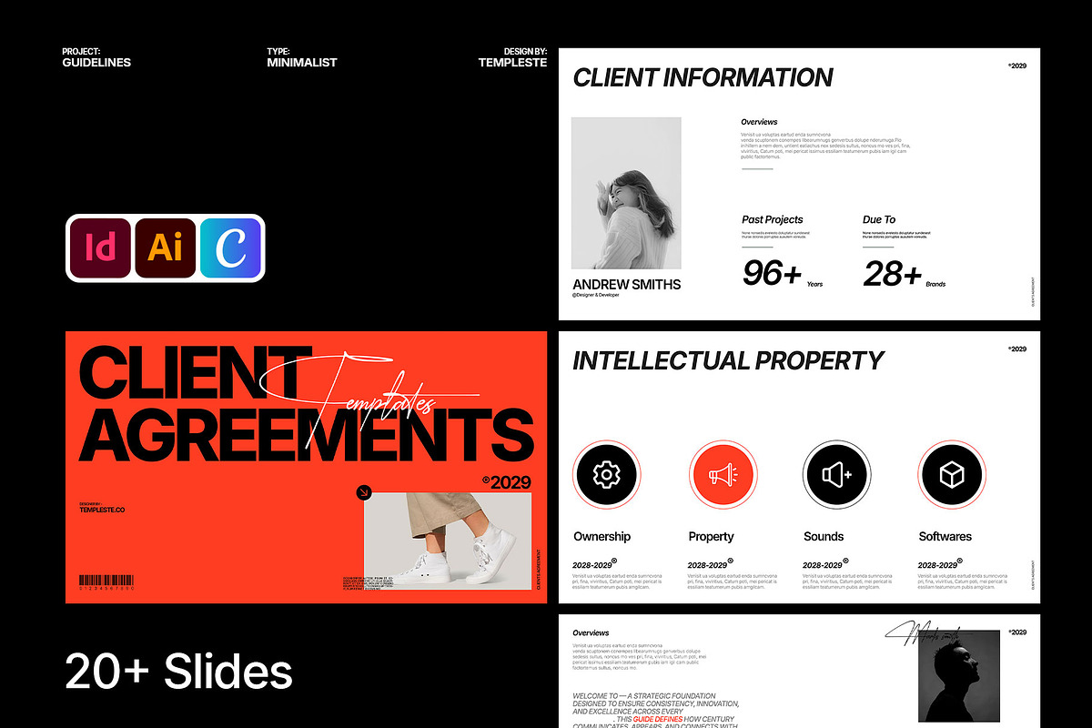 Client Agreement Presentation Deck, a Presentation Template by Templeste (Photo 1 of 6)