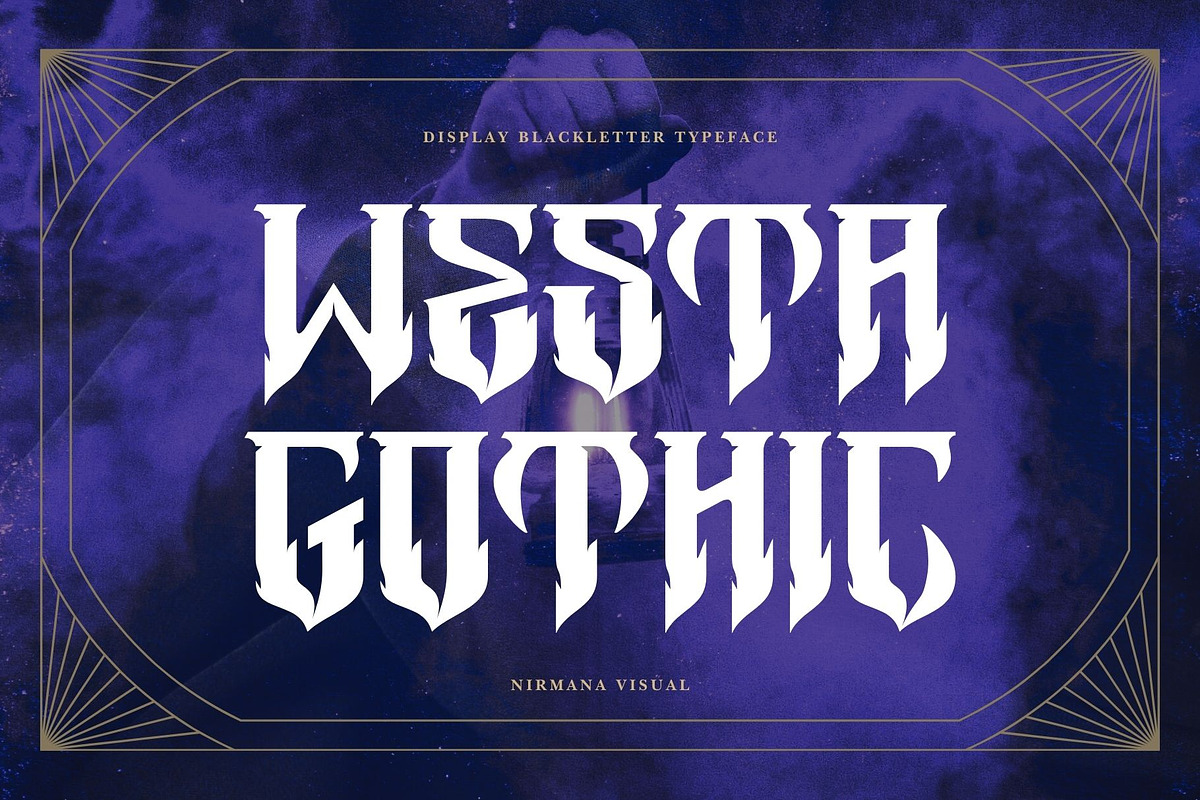 Westa Gothic - Blackletter Font, a Blackletter Font by Nirmana Visual (Photo 1 of 11)