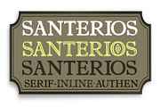 Santerios Santos 40%off, a Sans Serif Font by Fontastic (Thumbnail 3 of 9)