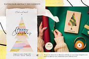 Watercolor Abstract Christmas, an Animal Illustration by AnnaTkachi (Thumbnail 9 of 12)