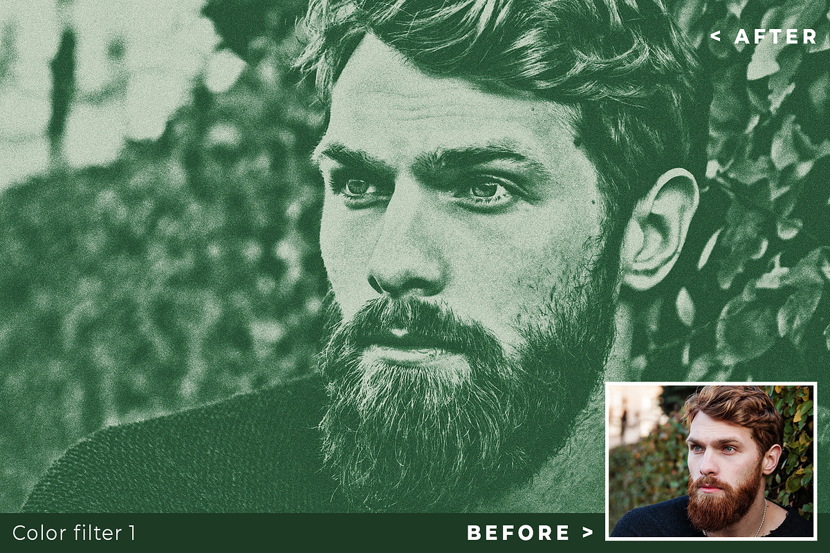 RISOGRAIN Vintage Photoshop Effect, a Templates & Theme by velvetmade.designs (Photo 6 of 8)