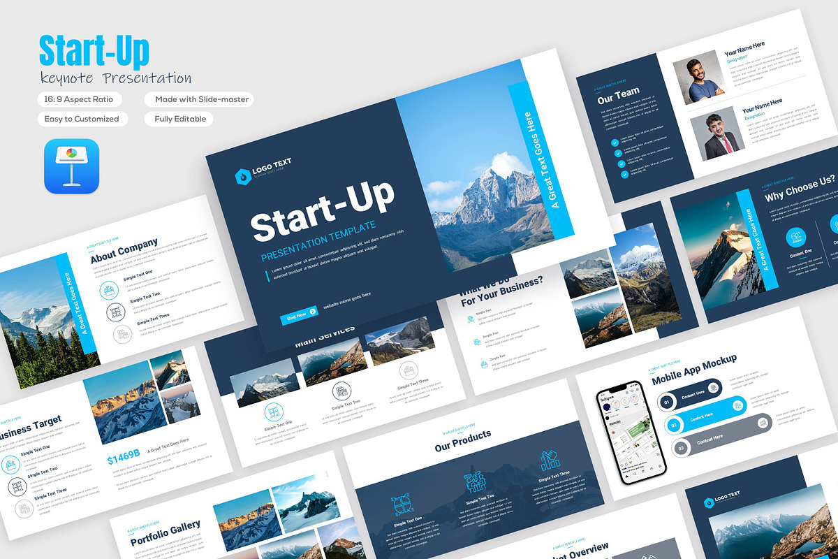 Start-Up Keynote Presentation, a Presentation Template by zahidhossainalif (Photo 1 of 8)