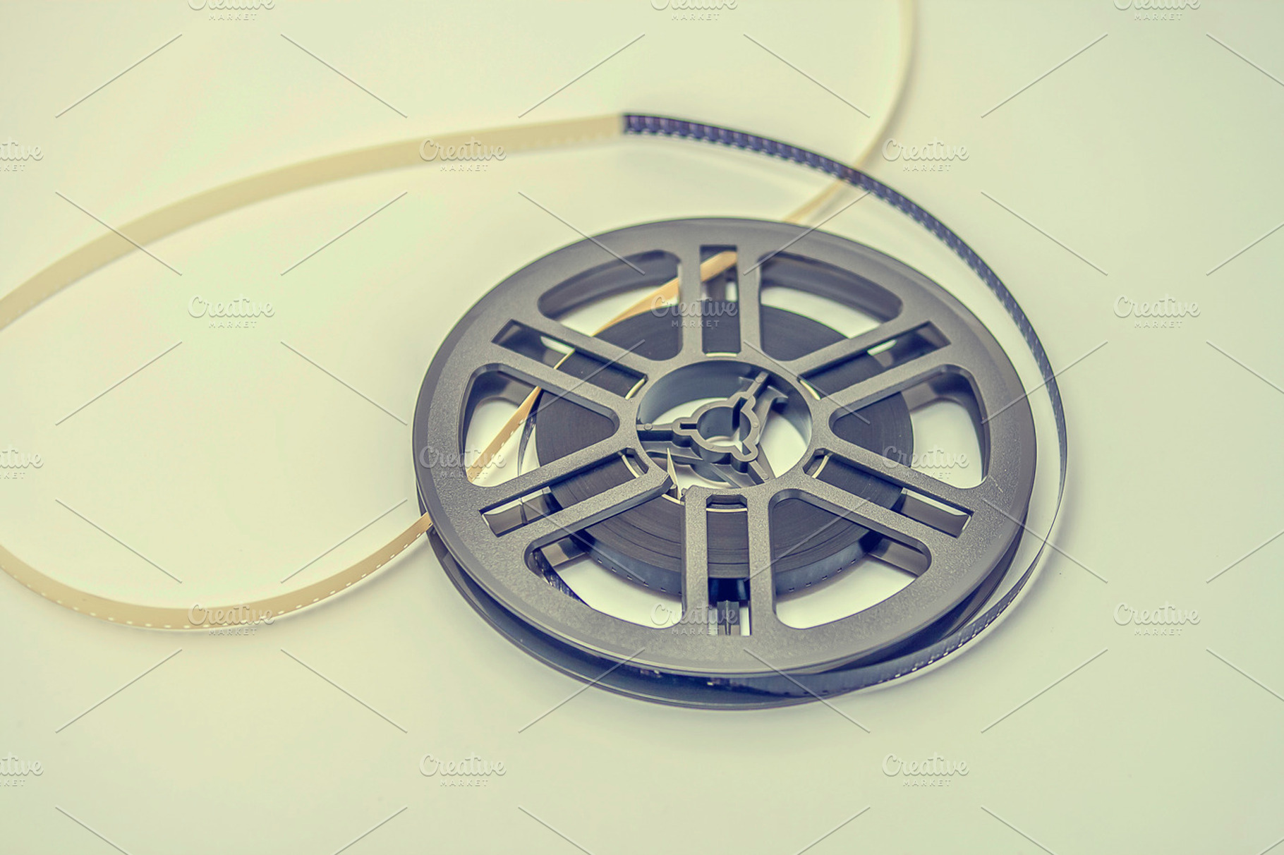Film reel featuring vintage, retro, and antique, an Arts & Entertainment Photo by Patricia Hofmeester