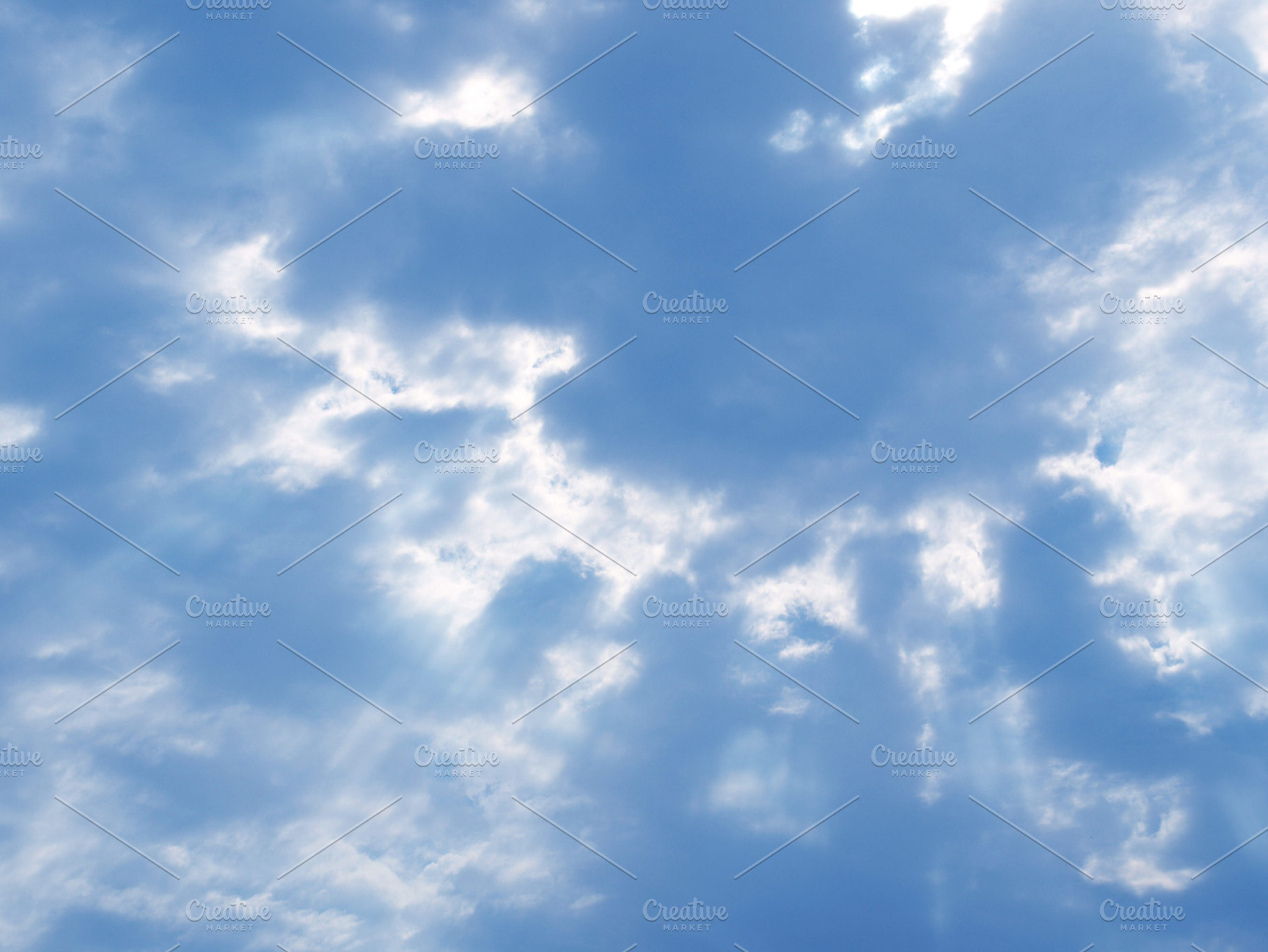 Blue sky stock photo containing blue and sky