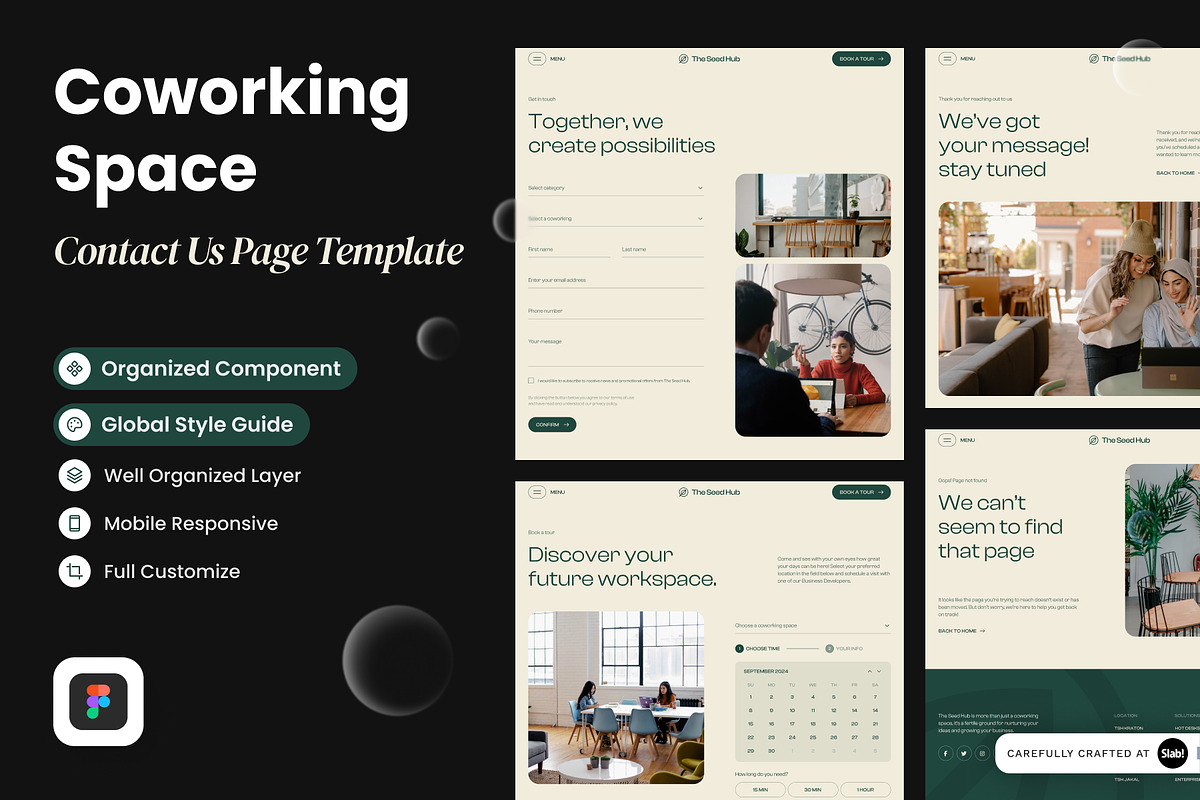 Coworking Space Event Page, a Websites & App Template by SLAB! Design (Photo 1 of 6)