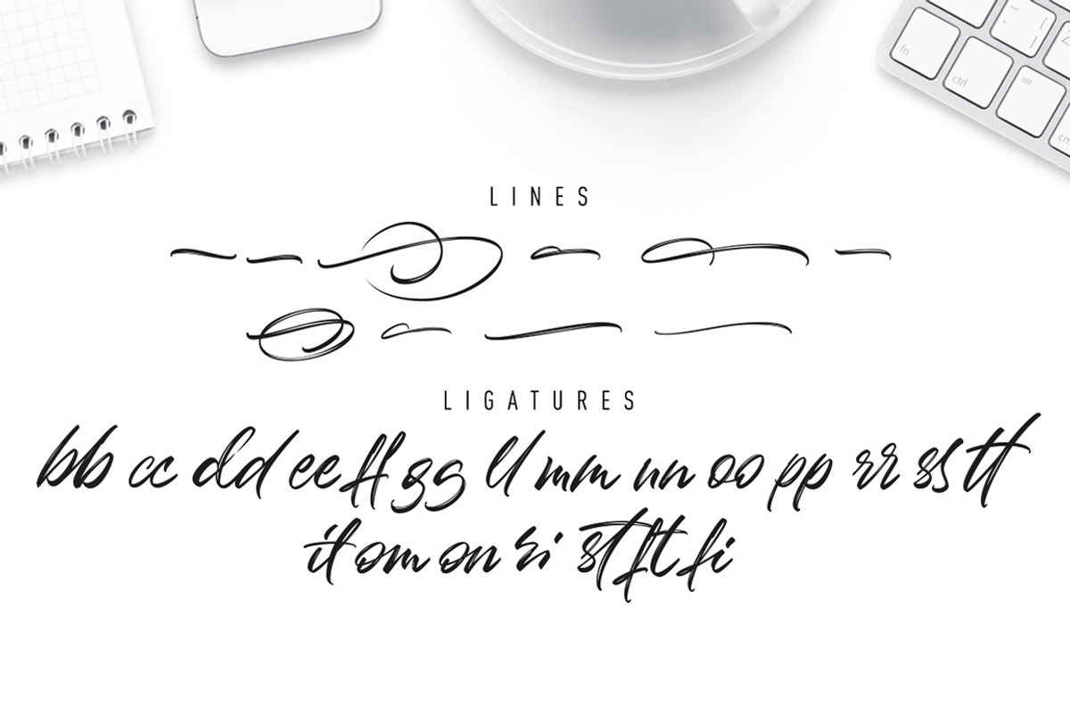 Badass Moon - SUMMER SALE - 70% OFF!, a Handwritten Font by StereoType (Photo 9 of 10)