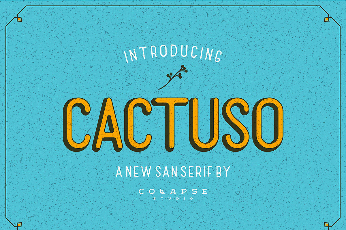 Sans Serif Font - Cactuso