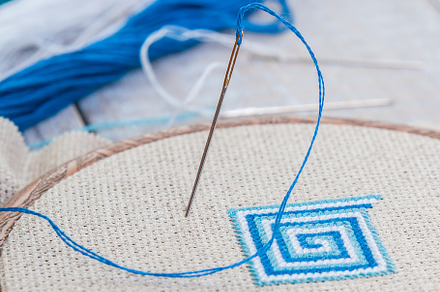 Set for embroidery embroidery hoop stock photo containing background and, an Arts & Entertainment Photo by Irina Sokolovskaya