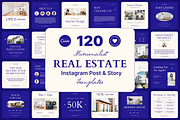 120 Minimalist Real Estate Instagram, a Social Media Template by Branding Victory STD (Thumbnail 1 of 10)