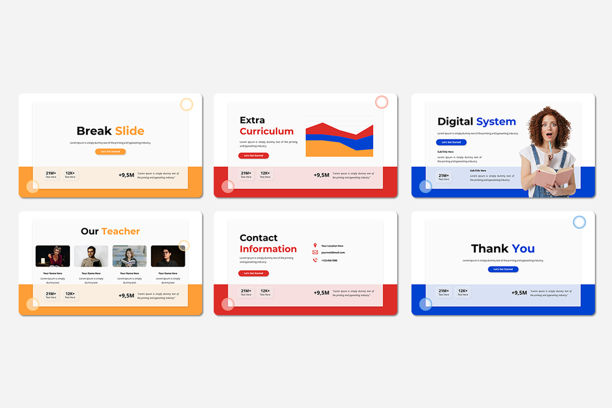 Morph Education PowerPoint Template, a Presentation Template by Iqsiart Studio (Photo 3 of 3)