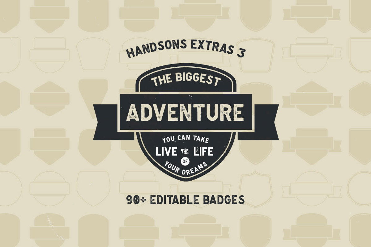 Handsons Typeface preview 6