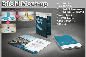 Bifold Brochure Mockup