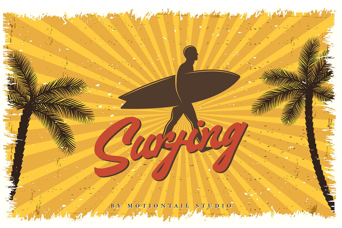 Maimoonde Vintage Font, a Script Font by Motiontail Studio (Photo 8 of 12)