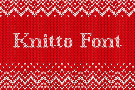 Knitto Font, a Symbol Font by OWPictures