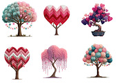 Valentine tree clipart, an Illustration by Designworld (Thumbnail 3 of 5)