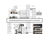 Brand Blueprint Template - WANDERER, a Templates & Theme by The Higgins Creative (Thumbnail 1 of 6)