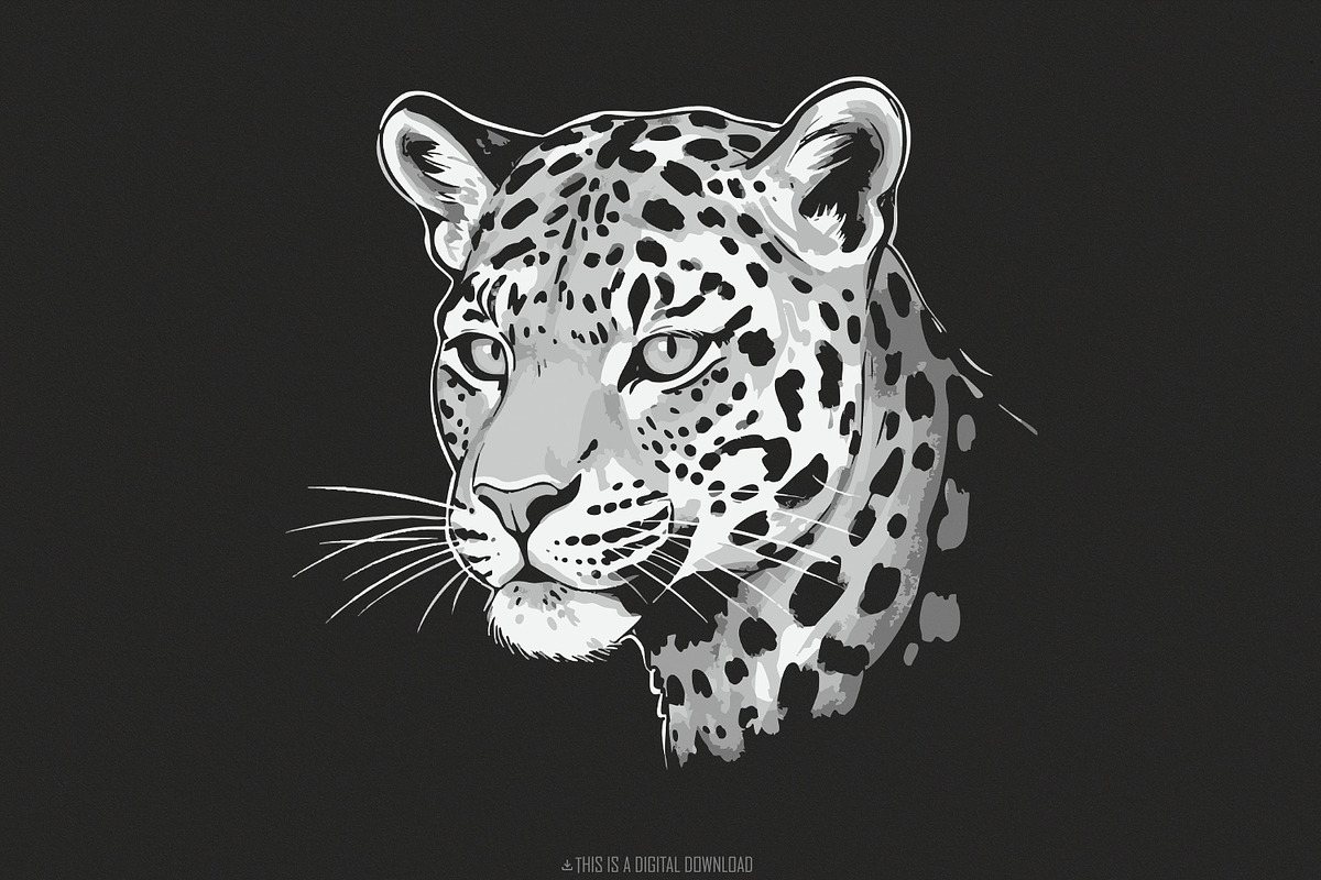 Leopard Illustration, Wild Cat, an Illustration by SharpMarketplace (Photo 1 of 5)