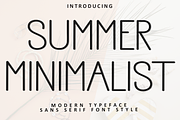 Summer Minimalist, a Sans Serif Font by InermediaSTUDIO (Thumbnail 1 of 8)