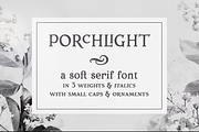 Porchlight classic serif font, a Serif Font by Ana's Fonts (Thumbnail 1 of 8)
