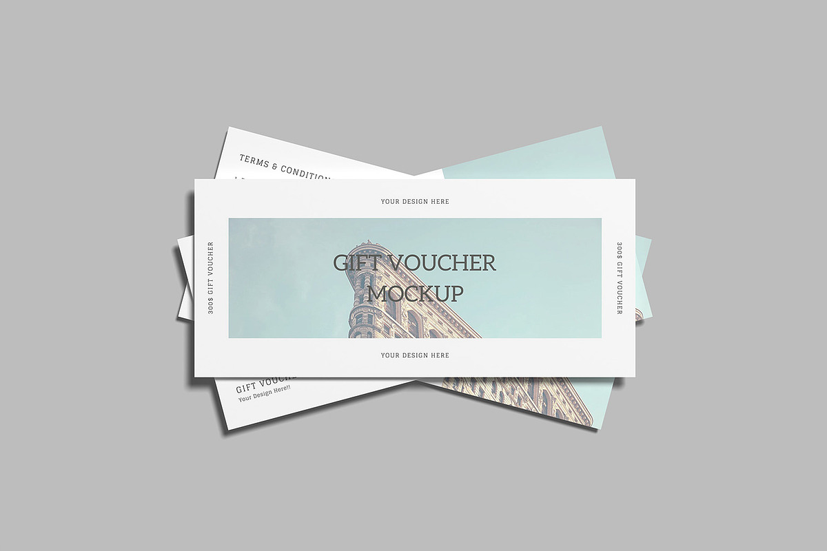 Gift Voucher Mockup, a Product Mockup by mahremdesign (Photo 7 of 9)