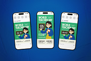 World Teacher Day Event Flyer Set, a Flyer Template by The Good Store (Thumbnail 2 of 2)