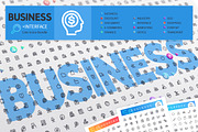 Business 700+ Line Icons Bundle, an Outline Icon by Voysla's Shop (Thumbnail 1 of 8)